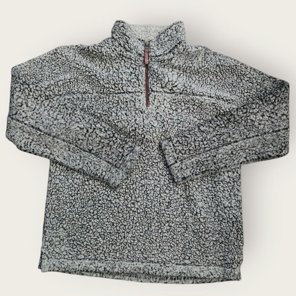 True Grit American Outdoor Co Sherpa Pullover 1/4 Zip Fleece Men's Size L